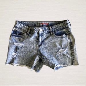 Refuge Distressed Jean Shorts